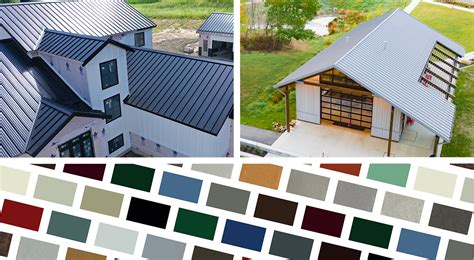 metal roofing colors rest of the house|metal roofing styles and colors.